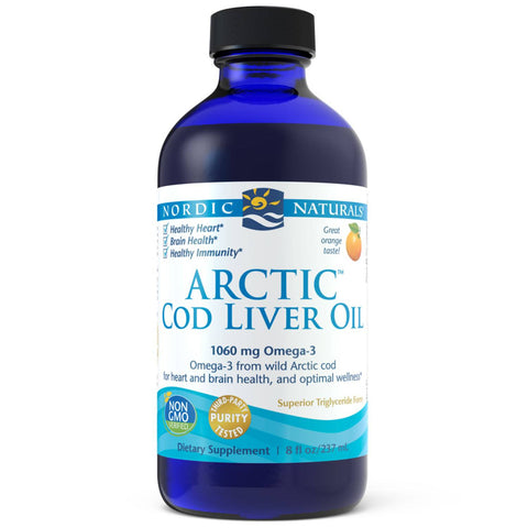 Arctic Cod Liver Oil Liquid Liquid 237 mL Orange | Nordic Naturals