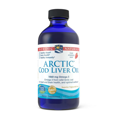 Arctic Cod Liver Oil Liquid Liquid 237 mL Strawberry | Nordic Naturals