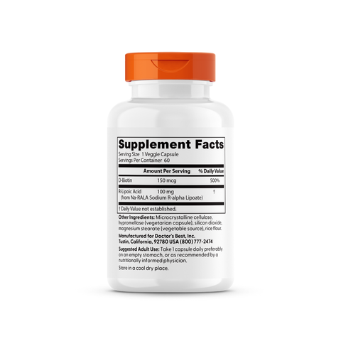 R-Lipoic Acid featuring BioEnhanced™ Na-RALA | Doctors Best