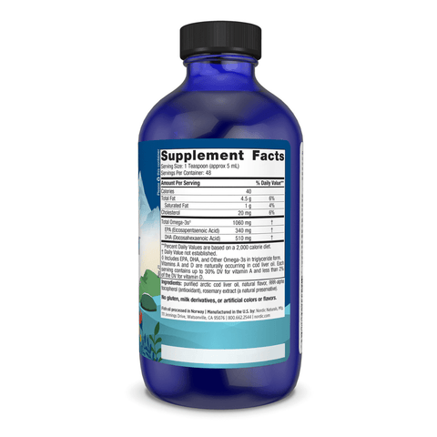 Arctic Cod Liver Oil Liquid | Nordic Naturals