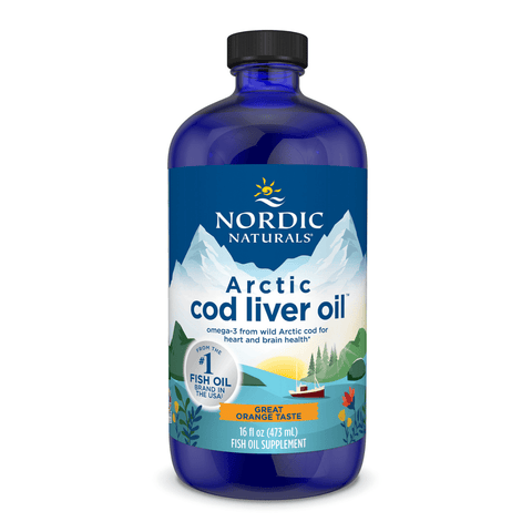 Arctic Cod Liver Oil Liquid Liquid 473 mL Orange | Nordic Naturals