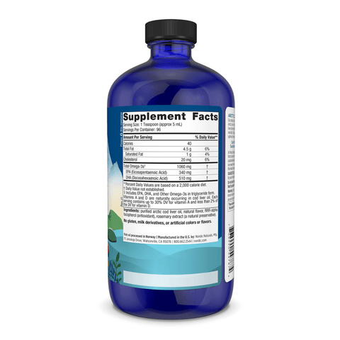 Arctic Cod Liver Oil Liquid | Nordic Naturals