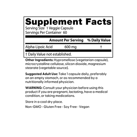 Alpha-Lipoic Acid 600 | Doctors Best