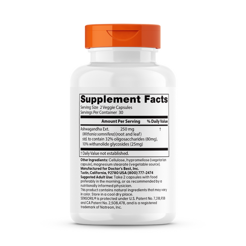 Ashwagandha with Sensoril® | Doctors Best