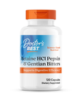 Betaine HCI, Pepsin & Gentian Bitters 120s Capsules | Doctors Best