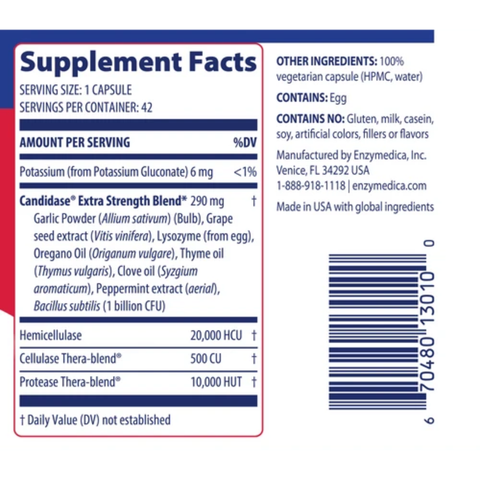 Candidase Extra Strength | Enzymedica
