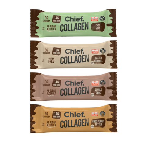 Chief Collagen Protein Choc Bar (12 bars) | Chief Nutrition