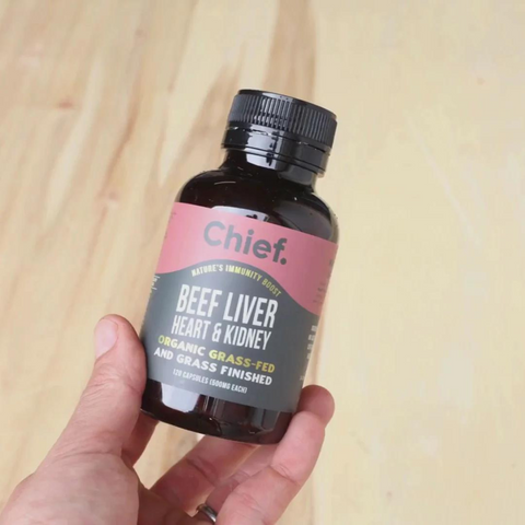 Organic Beef Liver, Heart & Kidney | Chief Nutrition