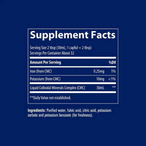 Colloidal Minerals | Trace Minerals