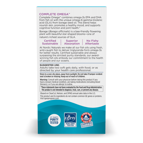 Complete Omega Softgels | Nordic Naturals