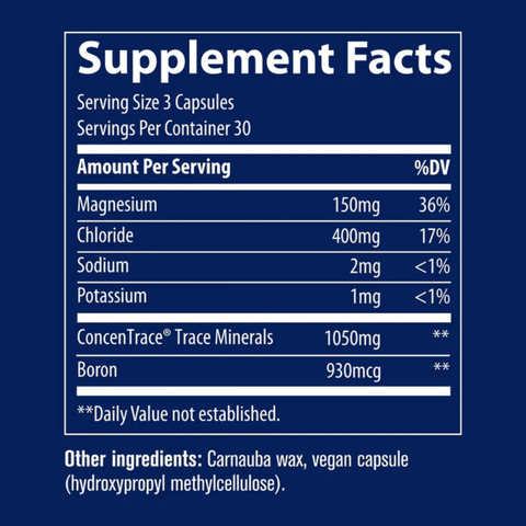 ConcenTrace® Trace Mineral Capsules | Trace Minerals