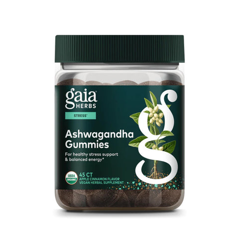 Ashwagandha Gummies 45s Gummies Apple Cinnamon | Gaia Herbs
