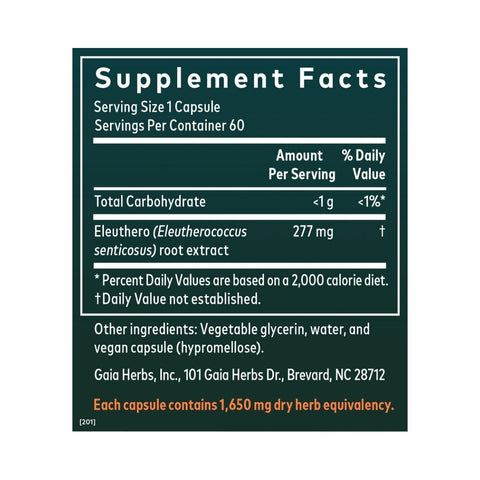 Eleuthero Root (Siberian Ginseng) | Gaia Herbs