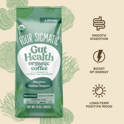 Gut Health Organic Coffee (Ground) | Four Sigmatic