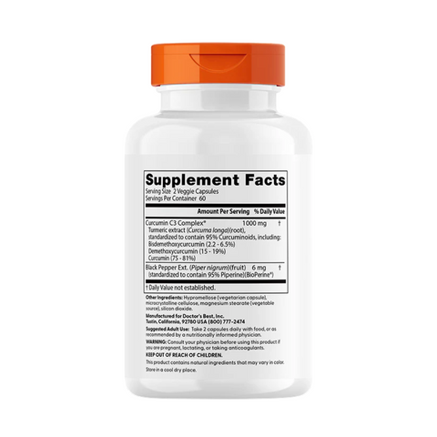 High Absorption Curcumin C3 Complex | Doctors Best