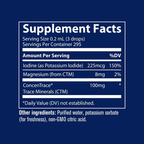 Ionic Iodine | Trace Minerals