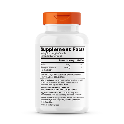 Keratin 500mg | Doctors Best