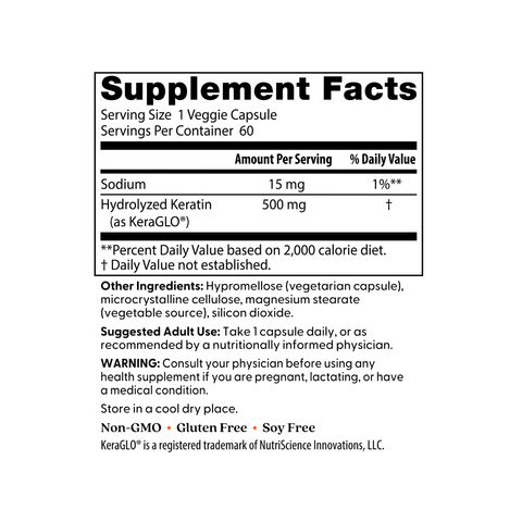 Keratin 500mg | Doctors Best