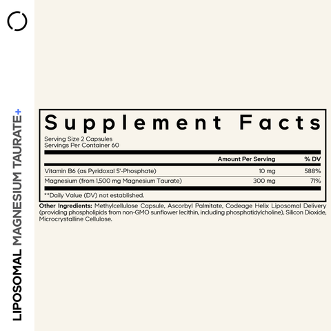 Liposomal Magnesium Taurate+ | Codeage