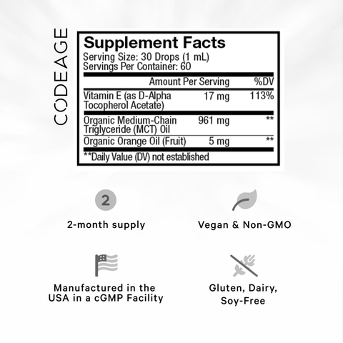 Liquid Vitamin E+ | Codeage