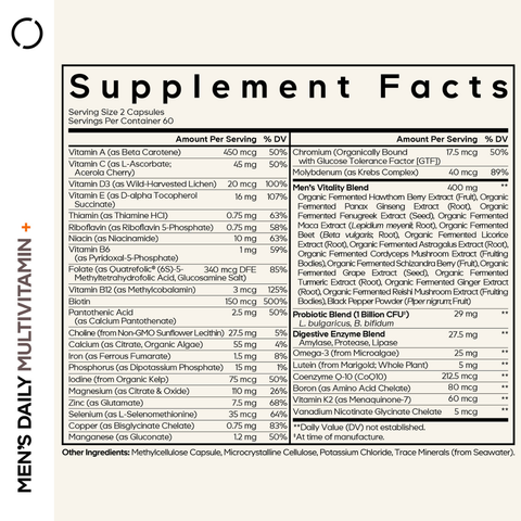 Men's Fermented Multivitamin+ | Codeage
