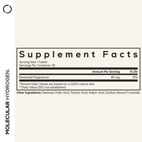 Molecular Hydrogen Effervescent Tablets | Codeage