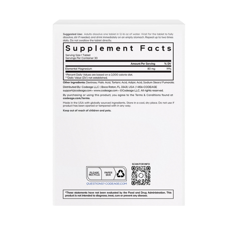 Molecular Hydrogen Effervescent Tablets | Codeage
