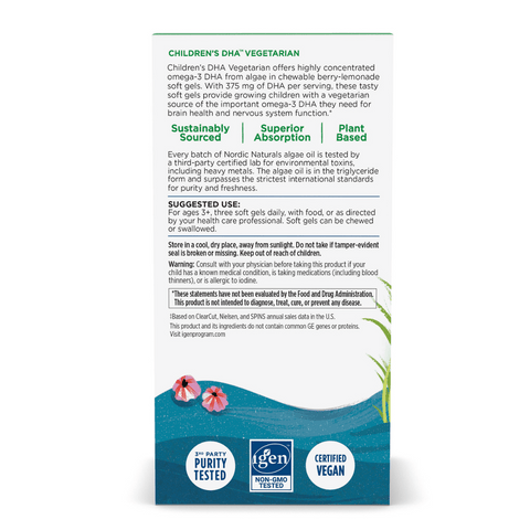Childrens DHA Vegetarian | Nordic Naturals