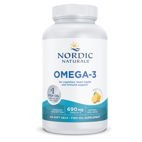 Omega-3 Softgels Softgels 120s | Nordic Naturals