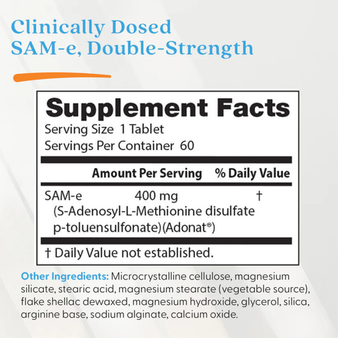 SAM-e 400 mg (Double Strength) | Doctors Best