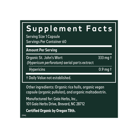 St John's Wort | Gaia Herbs