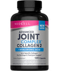 Advanced Joint Complex Collagen 2 + Hyaluronic Acid 120s Capsules | NeoCell