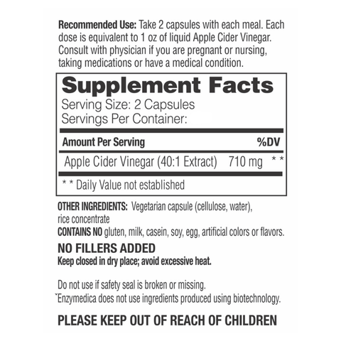 Apple Cider Vinegar | Enzymedica