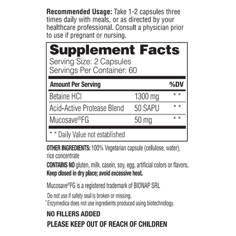Betaine HCl | Enzymedica