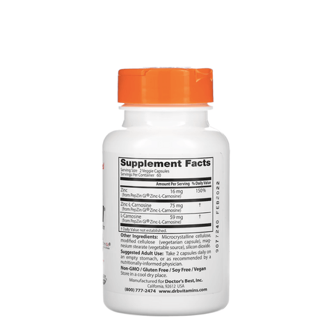 PepZin GI® Zinc-L-Carnosine Complex | Doctors Best