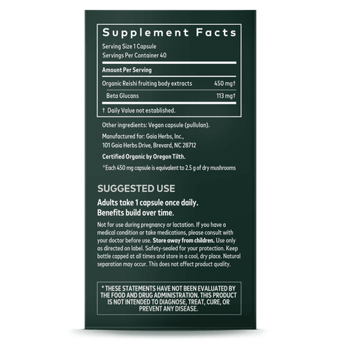 Reishi Mushroom | Gaia Herbs