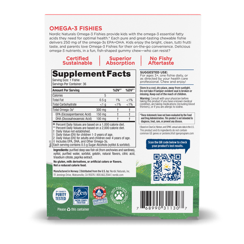 Nordic Omega-3 Fishies | Nordic Naturals