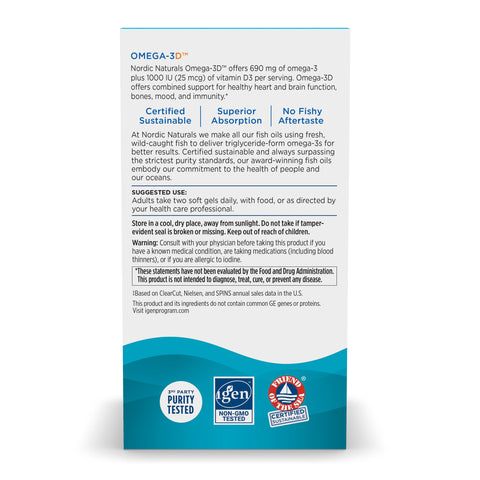 Omega-3D Softgels | Nordic Naturals