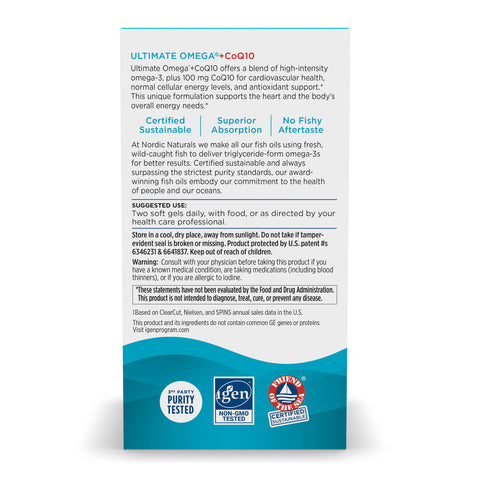 Ultimate Omega+CoQ10 | Nordic Naturals