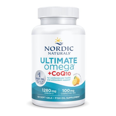 Ultimate Omega+CoQ10 60s Softgels Unflavoured | Nordic Naturals