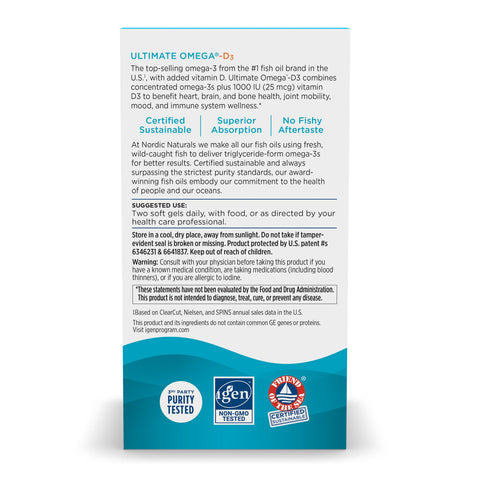 Ultimate Omega D3 | Nordic Naturals