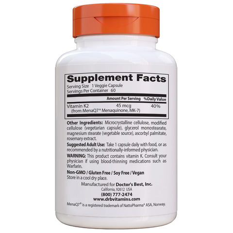 Natural Vitamin K2 MK-7 | Doctors Best